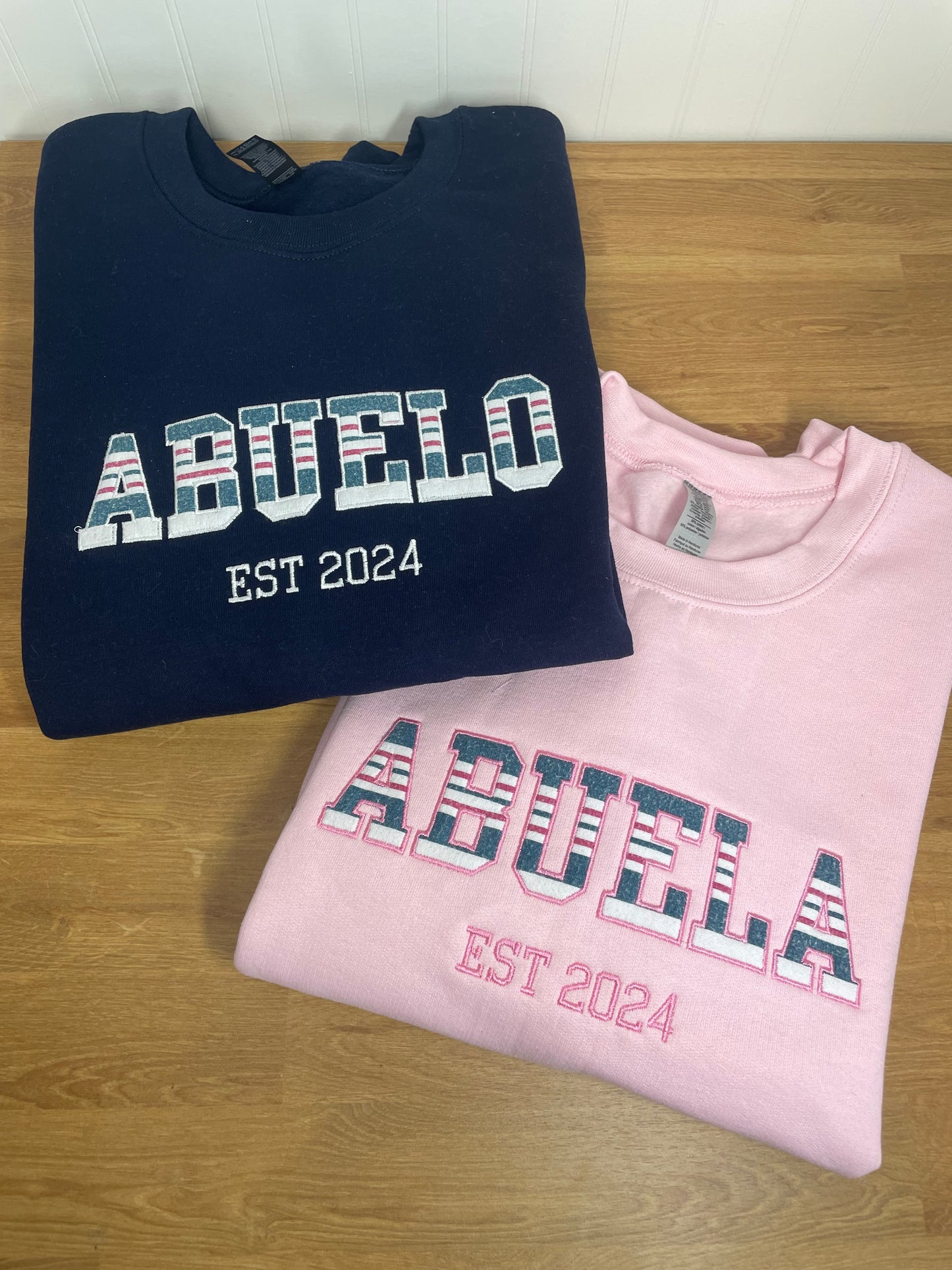 Custom Keepsake Appliqué Embroidered Sweater