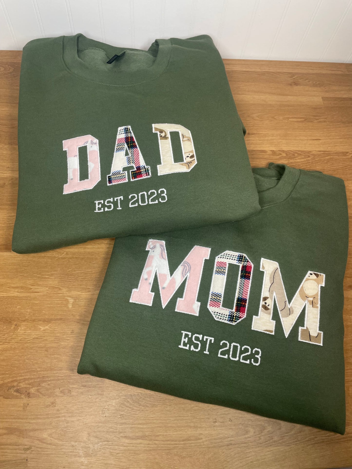 Custom Keepsake Appliqué Embroidered Sweater