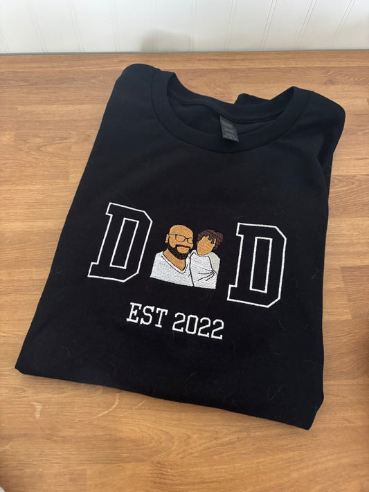 Custom Portrait Mom/Dad Sweater