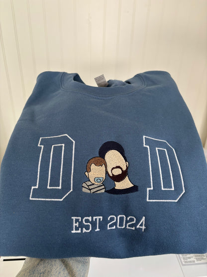 Custom Portrait Mom/Dad Sweater